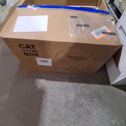 FEELNEEDY OPEN-TOP SMART SELF CLEANING LITTER BOX AUTOMATIC CAT LITTER BOX WITH APP CONTROL, ODOR CONTROL, SAFETY SENSOR - 22LB MAX - DARK GREY (MODEL: 4075B) image 5