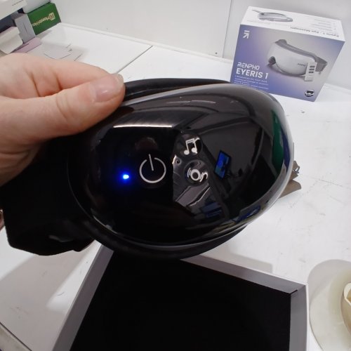 RENPHO EYERIS 1 BLUETOOTH & HEATED EYE MASSAGER - BLACK (MODEL: ‎RF-EM001R) image 2
