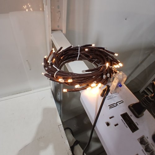 WILLOW VINE LED STRING LIGHTS - 76 LED - BROWN image 2