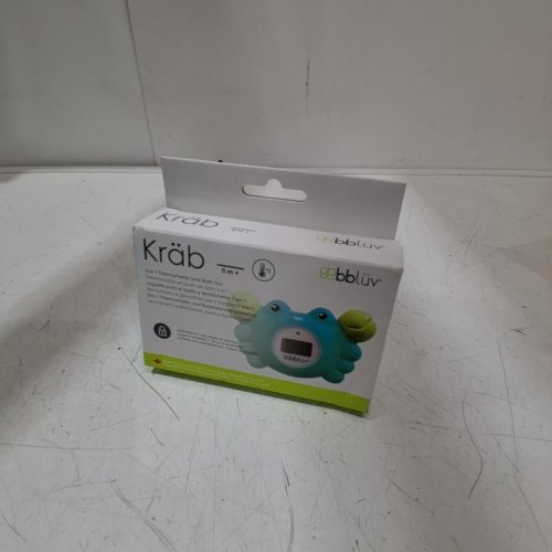 BBLUV KRAB 3-IN-1 THERMOMETER AND BATH TOY - 0M+ - GREEN - (MODEL: B0146-C-01) image 4