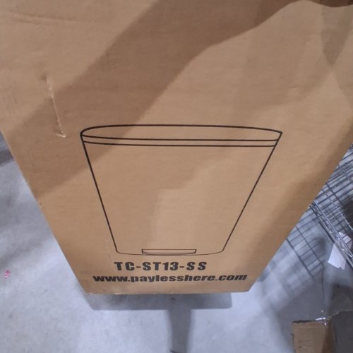 PAYLESSHERE PEDAL GARBAGE BIN WITH REMOVABLE INNER BUCKET - 50L - STAINLESS STEEL/BLACK - (MODEL:TC-ST13-SS) image 4