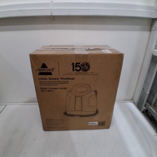 BISSELL LITTLE GREEN PORTABLE DEEP CLEANING VACUUM - 37OZ TANK MAX - GREEN/GREY (MODEL : 2513B) image 5