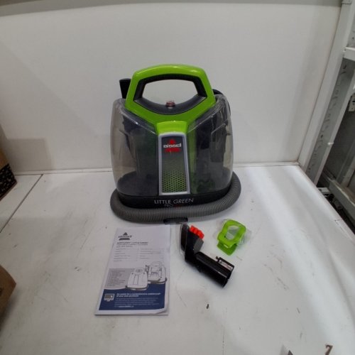 BISSELL LITTLE GREEN PORTABLE DEEP CLEANING VACUUM - 37OZ TANK MAX - GREEN/GREY (MODEL : 2513B) image 2