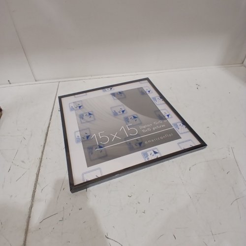 AMERICAN FLAT MODERN PICTURE FRAME - 15" X 15" - BLACK image 2