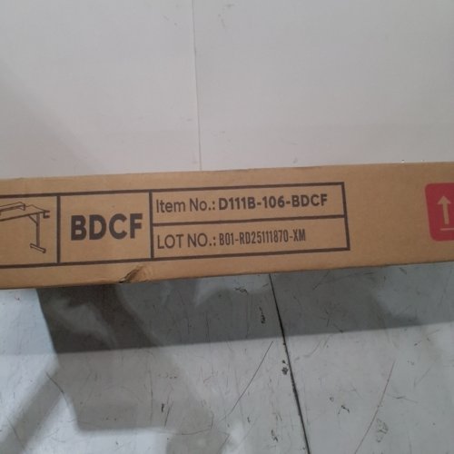 BESITER GAMING DESK WITH LED LIGHTS AND MONITOR STAND - 43" - BLACK (MODEL: D111B-106-BDCF) image 2