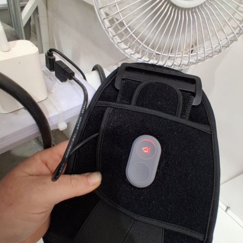 AROMA SEASON LOWER BACK HEATING PAD - 3 LEVELS OF HEAT & VIBRATION - BLACK (MODEL: HW-380) image 3