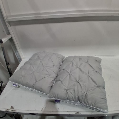 2PK MELLOW PILLOW - 20" X 26" - GRAY (STYLE: PLOOF PILLOW) image 2