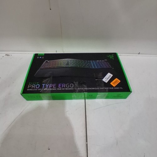 RAZER PRO TYPE ERGO WIRELESS SPLIT ERGONOMIC RGB KEYBOARD WITH WIRED AND BLUETOOTH CONNECTION - 2.4GHZ - BLACK (MODEL: RZ03-0544) image 5
