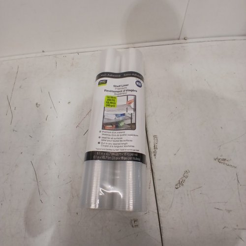2PK SMART DESIGN SHELF LINERS - 20FT X 18"/EACH - CLEAR (MODEL: 1850073) image 2