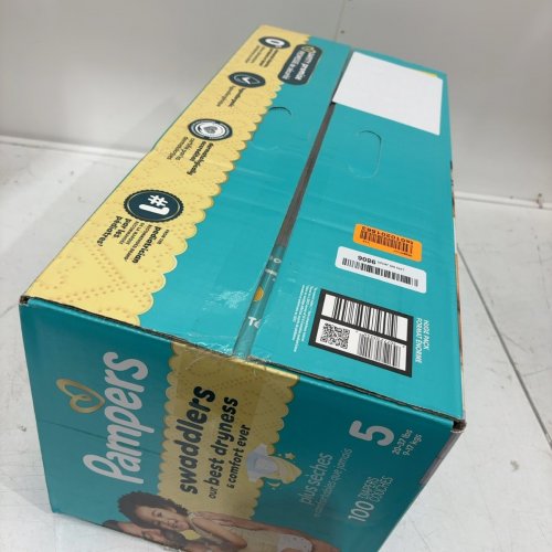 100PK PAMPERS SWADDLERS 100% LEAKPROOF DISPOSABLE BABY DIAPERS - SIZE 5 image 2