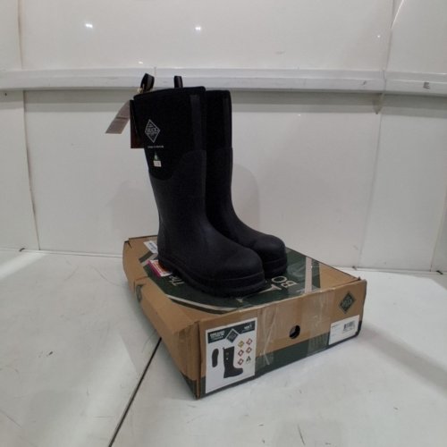 MEN'S MUCK CHORE CLASSIC STEEL TOE CSA - SIZE 10 - BLACK (STYLE: CHSCSAA) image 3