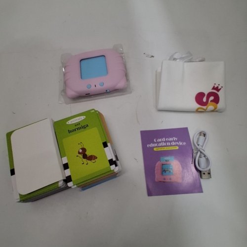 TIMINGSXD FLASH CARD LEARNING TOY WITH 192 CARDS - SPANISH EDITION - PINK (MODEL: CA001-PINK) image 3