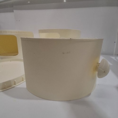 ROUND PLASTIC STORAGE ORGANIZER SET - CREAM image 3