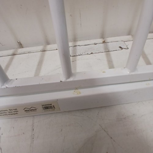 MIDWEST WALK-THRU METAL SAFETY PET GATE - 39" X 29.5" TO 38" - WHITE (MODEL: 2939SW) image 3