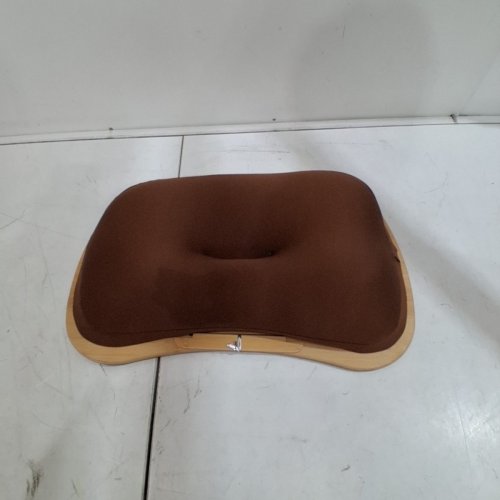 PORTABLE LAPTOP TABLE WITH CUSHION - 18.5" X 11.8" - NATURAL/BROWN image 2