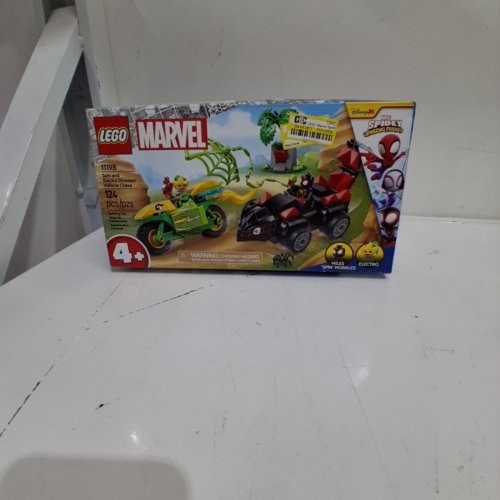 124PC LEGO MARVEL SPIDEY AND HIS AMAZING FRIENDS SPIN AND ELECTRO DINOSAUR VEHICLE CHASE (MODEL:11198) image 2