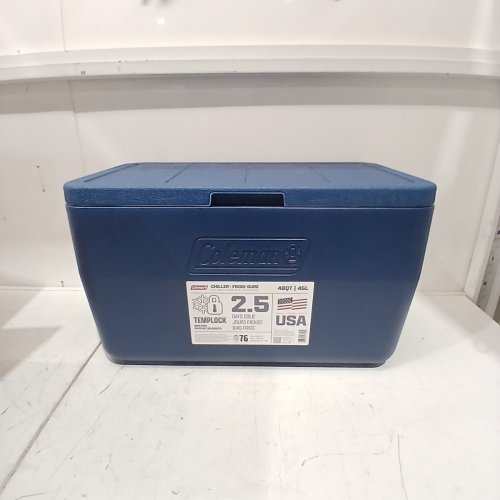 COLEMAN PORTABLE HARD INSULATED COOLER - 45L - BLUE image 2