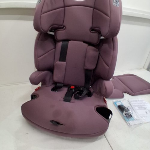 GRACO TRANZITIONS 3-IN-1 LIGHTWEIGHT ADJUSTABLE HEIGHT HARNESS BOOSTER CAR SEAT WITH CUP HOLDERS - 100LB MAX WEIGHT - ELOISE PURPLE (MODEL: 2217080) image 5
