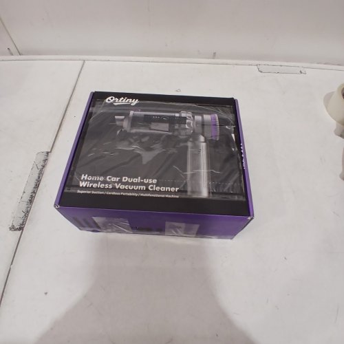 4-IN-1 ORTINY CORDLESS WIRELESS VACUUM CLEANER - 300 ML -28000PA- SILVER AND PURPLE (MODEL: LT-128) image 5