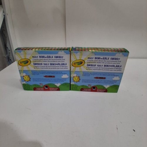 2 (64PK) CRAYOLA CRAYONS WITH SHARPENER - ASSORTED COLORS image 3