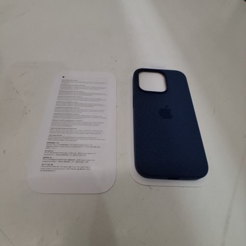 APPLE SILICONE CASE WITH MAGSAFE FOR IPHONE 14 PRO - STORM BLUE (MODEL: A2912) image 3