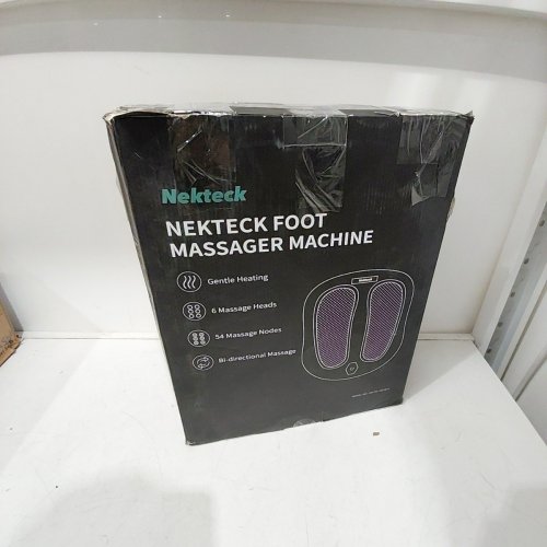 NECKTECK SHIATSU FOOT MASSAGER WITH HEAT - BLACK (MODEL: NK-FM-100-BLK) image 4