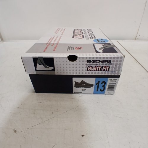 UNISEX SKECHERS SWIFT FIT SHOES - SIZE 13 - BLACK (STYLE: 66752CS) image 8