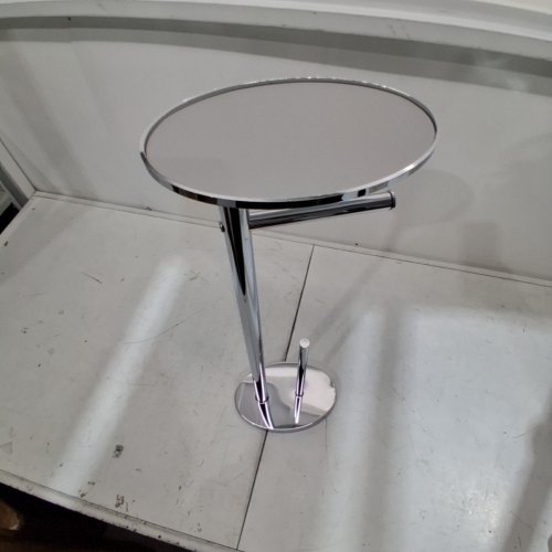 BETTER LIVING OVO TOILET CADDY TOILET PAPER HOLDER WITH CELLPHONE SHELF - CHROME image 3