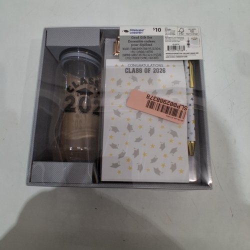 (5)7PC WAY CELEBRATE! 2026 GRADUATION GIFT SET - GRAY/WHITE/BLACK (MODE: KQ-690129) image 2