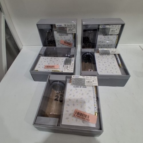 (5)7PC WAY CELEBRATE! 2026 GRADUATION GIFT SET - GRAY/WHITE/BLACK (MODE: KQ-690129) image 3