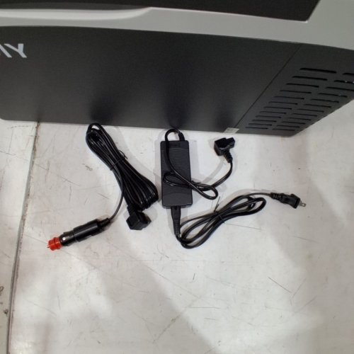 EUHOMY PORTABLE CAR REFRIGERATOR WITH APP CONTROL - 18L - 12V - FROM -4° TO 68°F - BLACK/GREY (MODEL: CFC-18 / CF004-18BL-CAEH) image 5