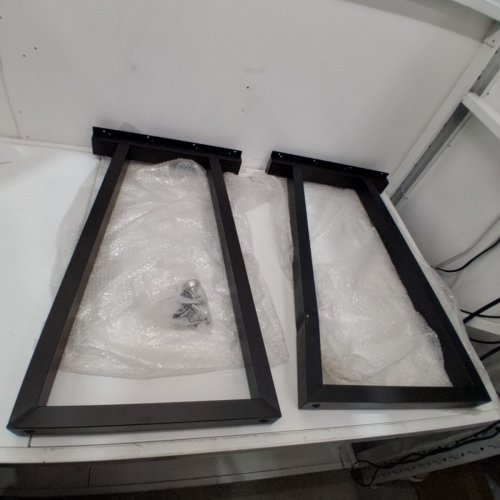 2PK TRAPEZOID TABLE LEGS - 28" X 15.75" - BLACK image 3