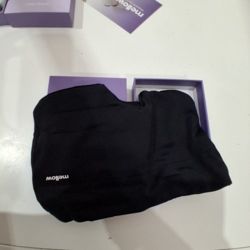 MELLOW BLACKOUT DEEP SLEEP WEIGHTED EYE MASK - ONE SIZE FITS MOST - BLACK image 3