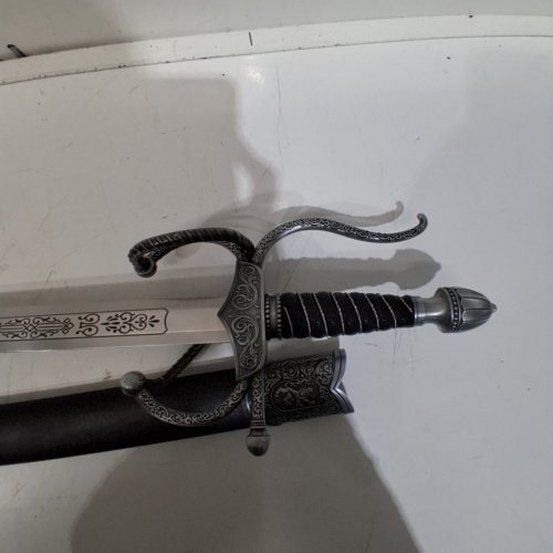 RITE EDGE ELEGANT RAPIER SWORD - 36" - STAINLESS STEEL/SILVER (MODEL: CN926998) image 3