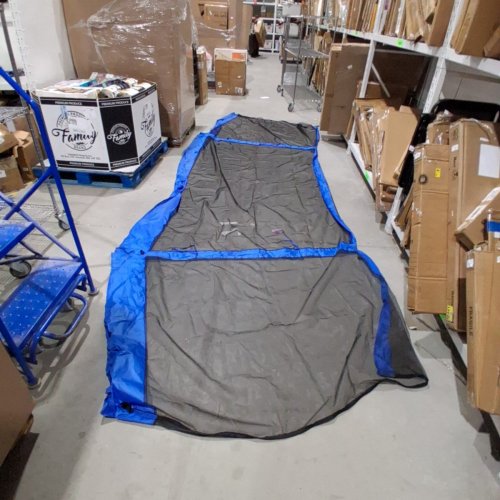 OZARK TRAIL CANOPY MESH CURTAIN ACCESSORY - FRAME NOT INCLUDED - 10FT X 10FT - BLUE - (MODEL: JCA-1010PSMC) image 3
