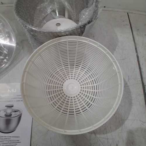 MIU HAND OPERATED DISHWASHER SAFE SALAD SPINNER - 6L - STAINLESS STEEL (MODEL: 2863207) image 5