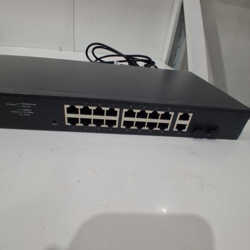 TP-LINK 18 PORT GIGABIT EASY SMART SWTICH WITH 16 PORT POE+ - BLACK (MODEL: TL-SG1218MPE) image 4
