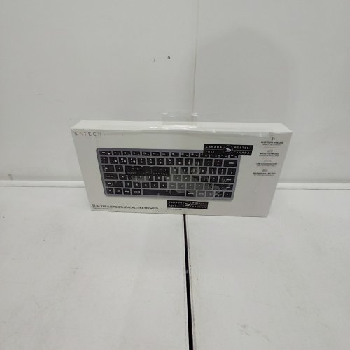 SATECHI SLIM X1 BLUETOOTH COMPACT KEYBOARD MADE FOR MAC - 11.2" X 4.5" - SILVER/BLACK image 5