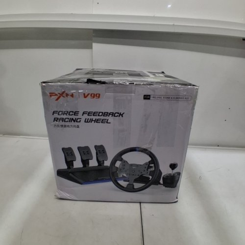 PXN V99 REAL FORCE FEEDBACK RACING STEERING WHEEL WITH PEDALS & SHIFTER, DETACHABLE 270°/900° STEERING WHEEL FOR PC, XBOX ONE, XBOX SERIES X/S, PS4 image 19