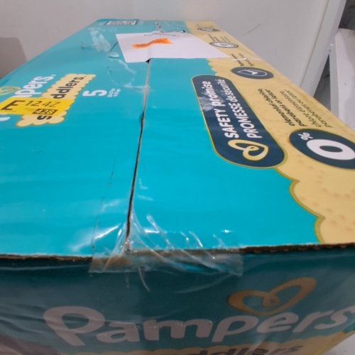 100PK PAMPERS SWADDLERS 100% LEAKPROOF DISPOSABLE BABY DIAPERS - SIZE 5 image 2