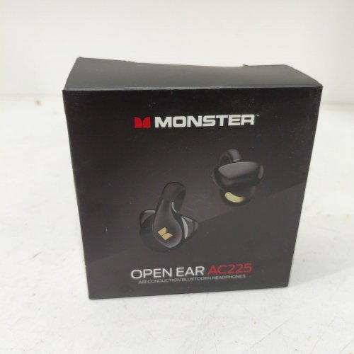 MONSTER OPEN EAR AC225 BLUETOOTH 6.0 EARBUDS WITH ENC-ENHANCED MIC - BLACK (MODEL: MH22245)) image 3