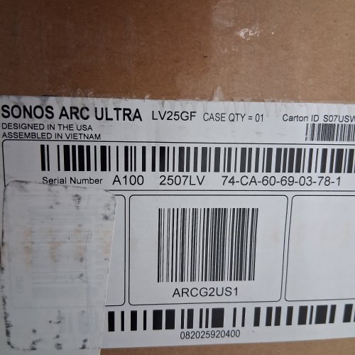 SONOS ARC ULTRA PREMIUM SMART SOUNDBAR WITH DOLBY ATMOS - BLUETOOTH - APPLE AIRPLAY 2 - WIFI - WHITE (MODEL: ARCG2US1) image 6