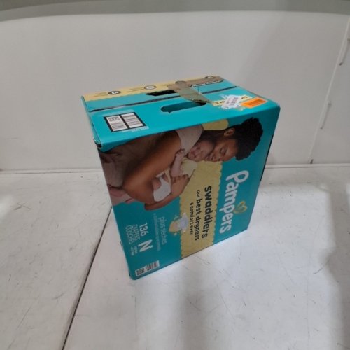 136PK PAMPERS SWADDLERS DISPOSABLE DIAPERS - SIZE NEWBORN (UNDER 10LB) image 2