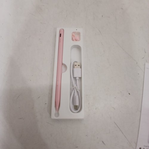 RECHARGABLE STYLUS PEN WITH ADDITIONAL TIPS FOR APPLE IPAD - PINK image 2