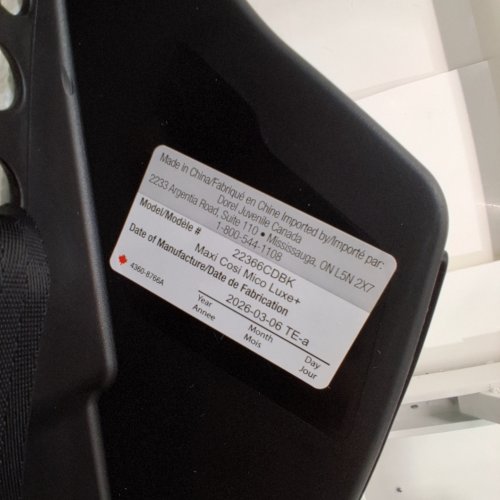 MAXI-COSI MICO LUXE+ INFANT CAR SEAT, LIGHTWEIGHT, EASY INSTALL WITH MAXILOCK - 30LB MAX - BLACK (MODEL: 22366CDBK) image 2