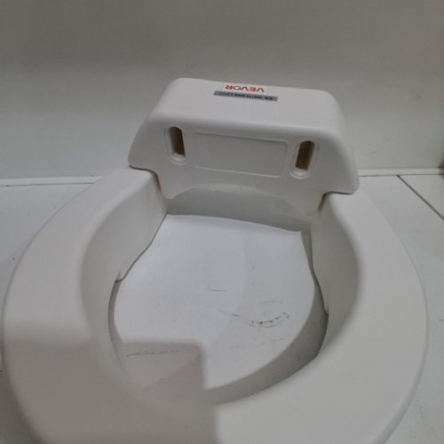 RAISED TOILET SEAT FOR SENIORS AND DISABLED ADULTS - 3.5" X 19.3" - WHITE (MODEL: SC7060Q-L-4) image 3