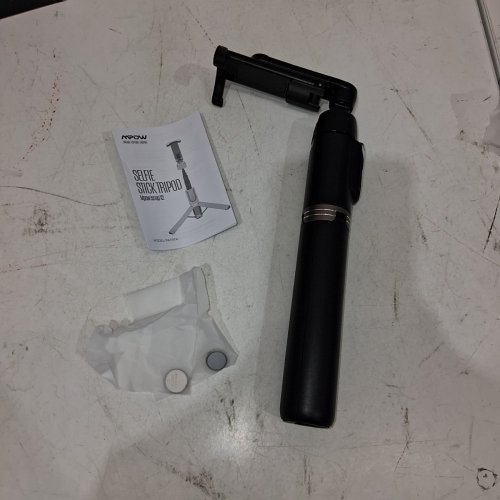 MPOW SELFIE STICK TRIPOD WITH 360° ROTATION AND BLUETOOTH REMOTE CONTROL - BLACK (MODEL: PA197A) image 3