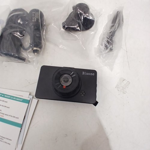 BIUONE FRONT AND REAR DASH CAM WITH 128GB MICRO SD CARD - 1080P HD DASHBOARD CAMERA, SUPER NIGHT VISION, G-SENSOR, WDR, PARKING MONITOR, LOOP RECORDING - BLACK (MODEL: A20) image 3