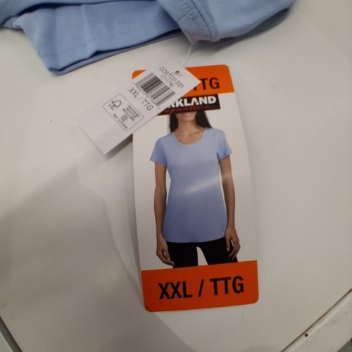 WOMEN'S KIRKLAND SCOOP NECK T-SHIRT - XXL - LIGHT BLUE (STYLE: 1711740) image 2
