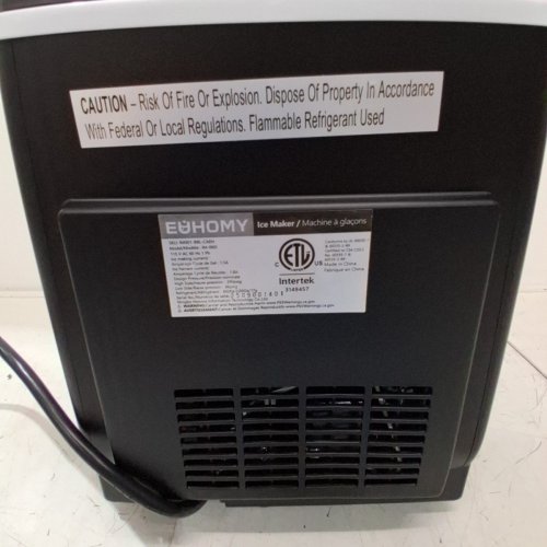 EUHOMY COUNTERTOP ICE MAKER - MAKES 26LBS/DAY - BLACK (MODEL: IM-06D) image 5